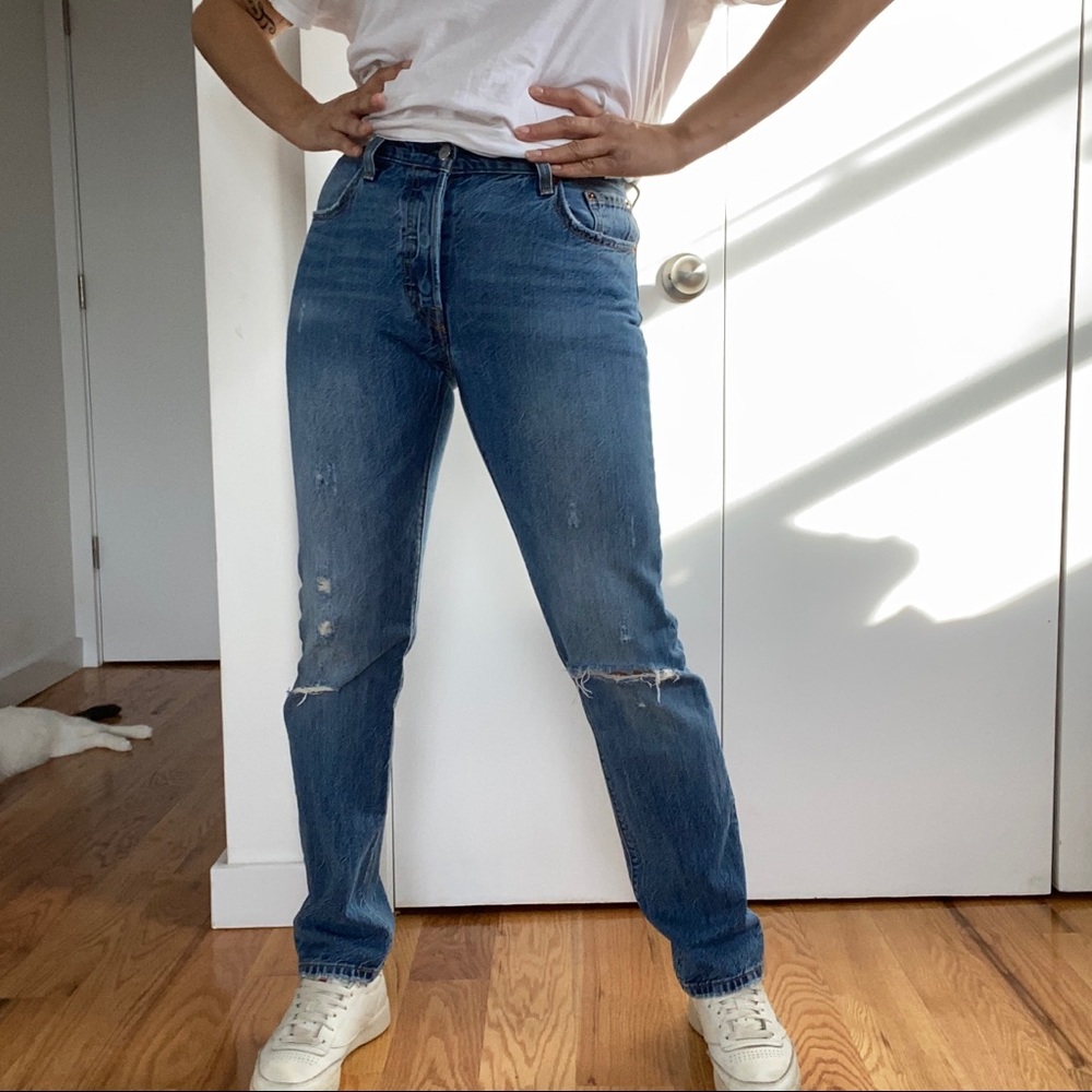Vintage Levi’s 501 Denim Jeans 👖 
Tag 🏷 W28 L32